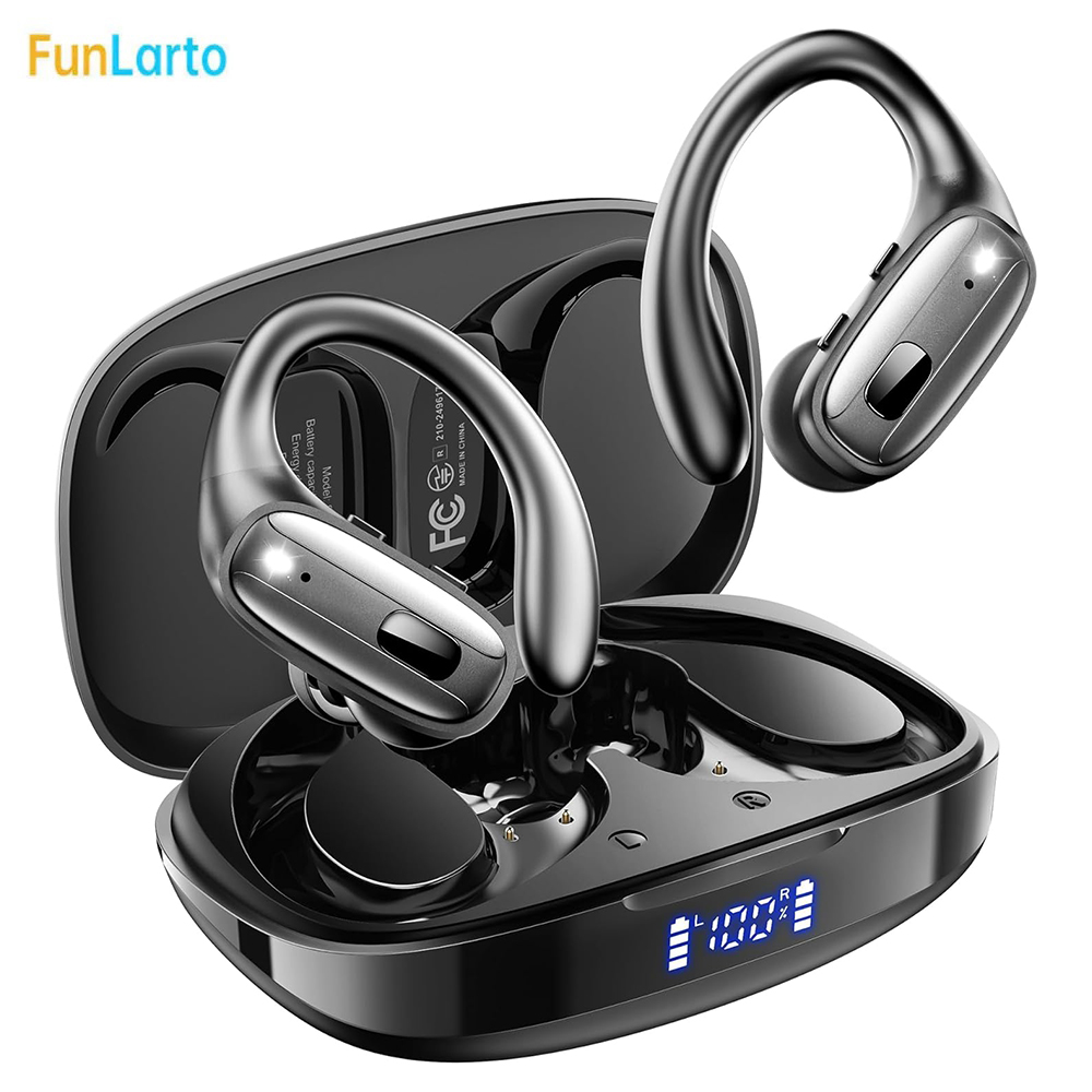 Sleep Mask Headphones Bluetooth - Headphone Bluetooth 5.3 Olahraga Nirkabel Earbuds