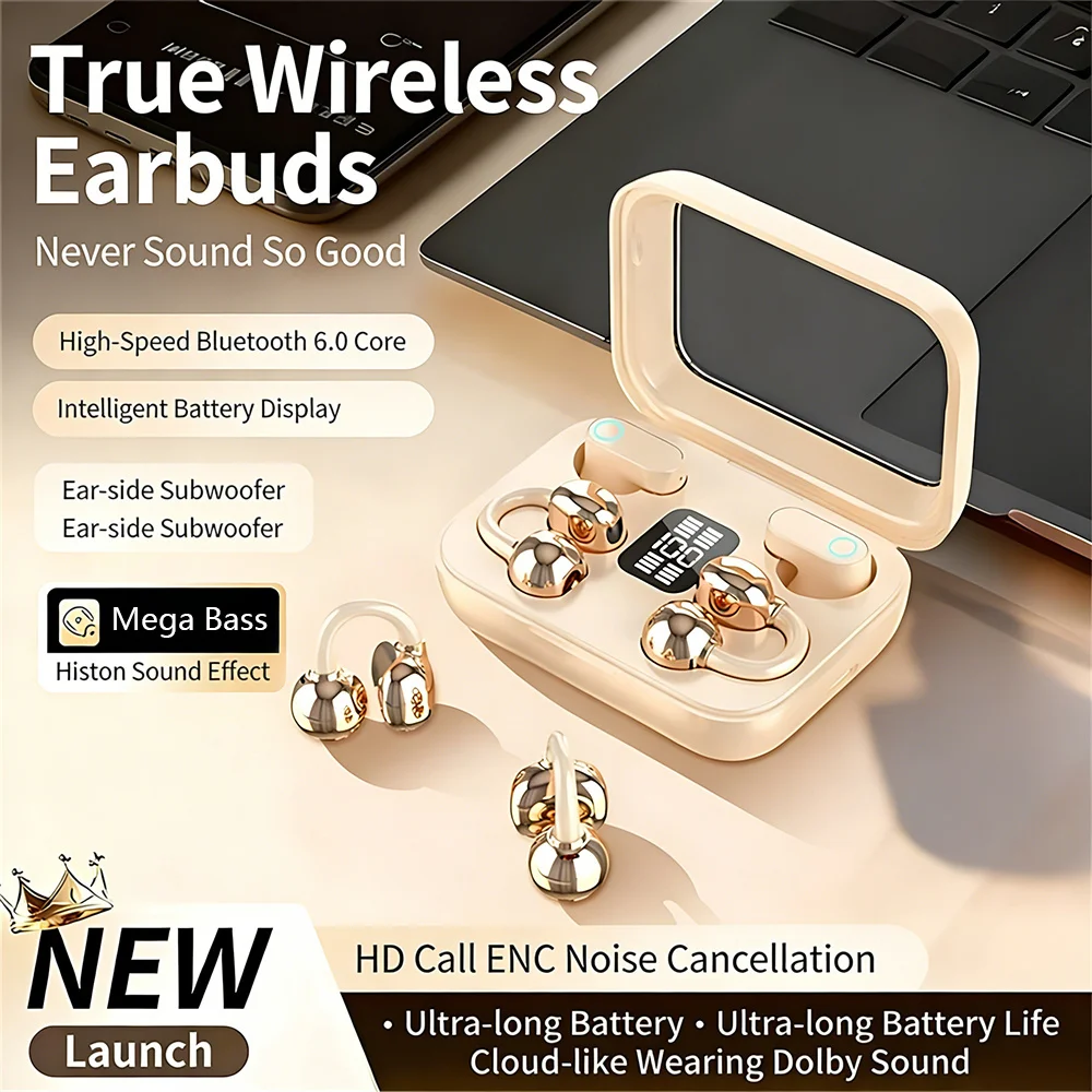 Bone Conduction Running Headphones - Earphone Kembar Tipe Terbuka Dalam Telinga