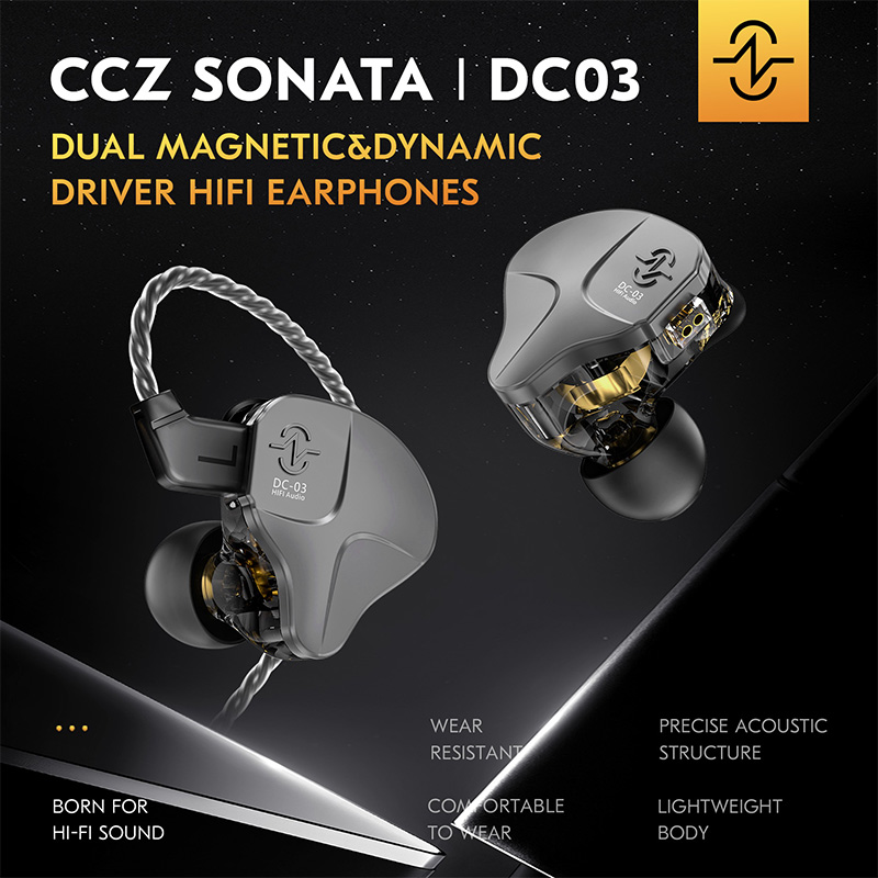CCZ DC03 IEM Earbud Berkabel 1 - In Ear Monitors For Singers ulasan dan harga