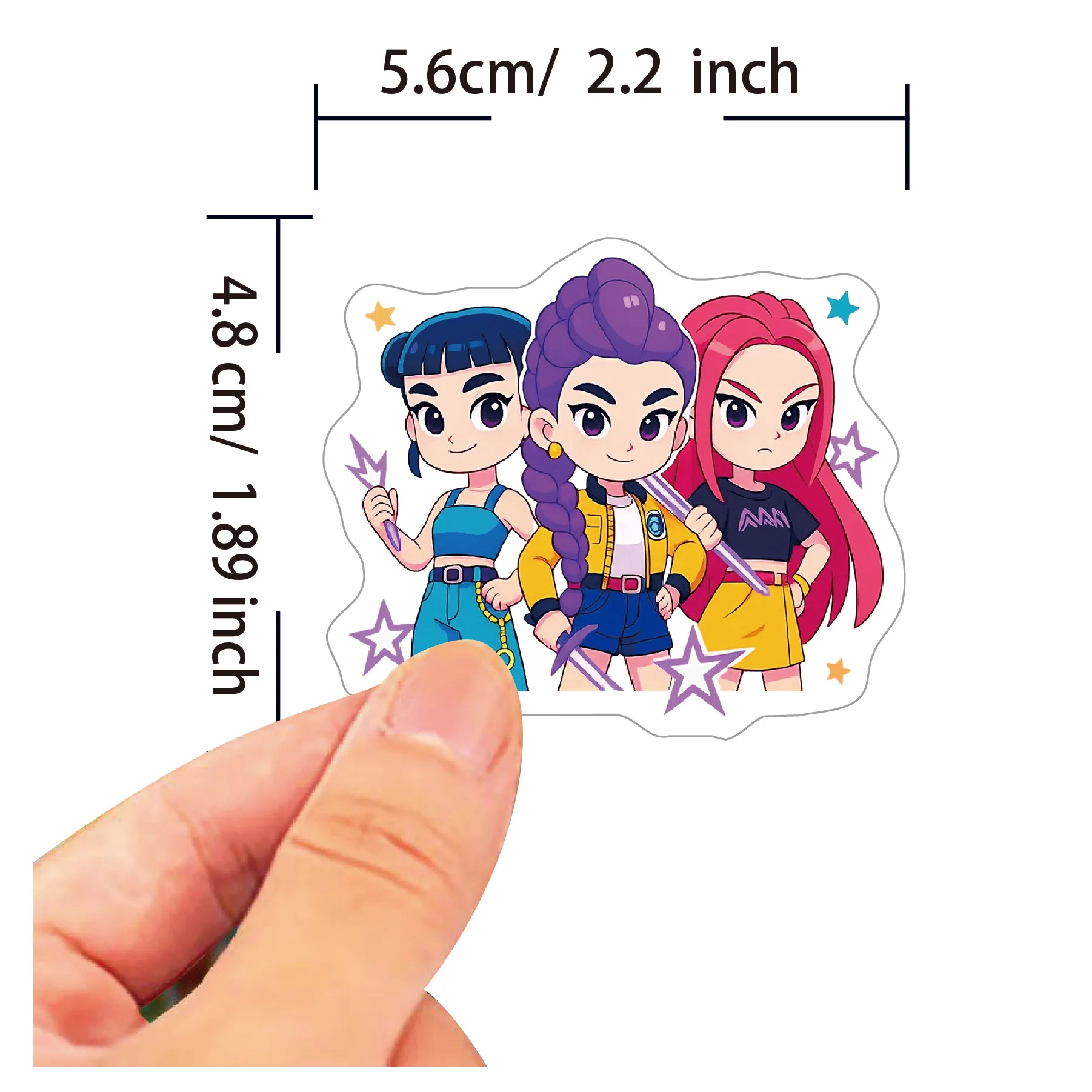 60 buah stiker anime bergambar - Laptops ulasan dan harga