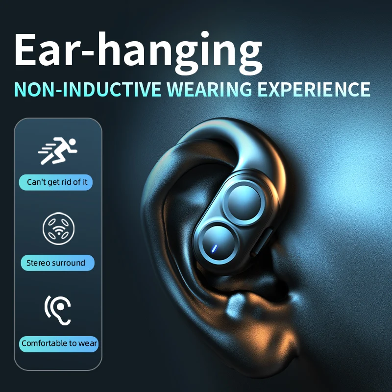 Headphone Bluetooth Nirkabel H - Open Ear Air Conduction Headphones ulasan dan harga