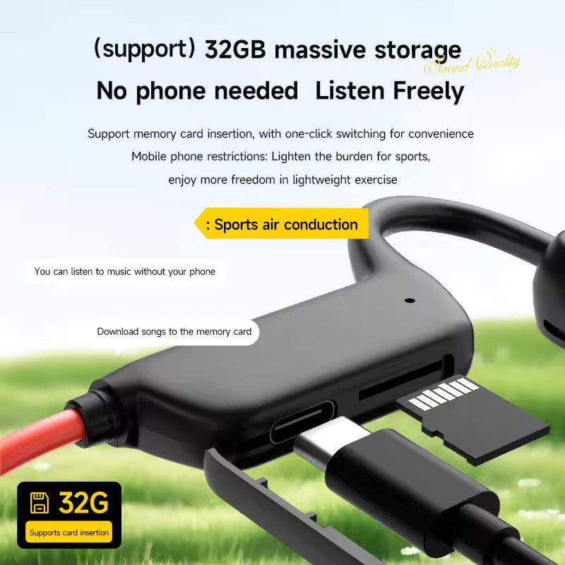 Headset Konduksi Tulang Baru B - Bone Conduction Running Headphones ulasan dan harga