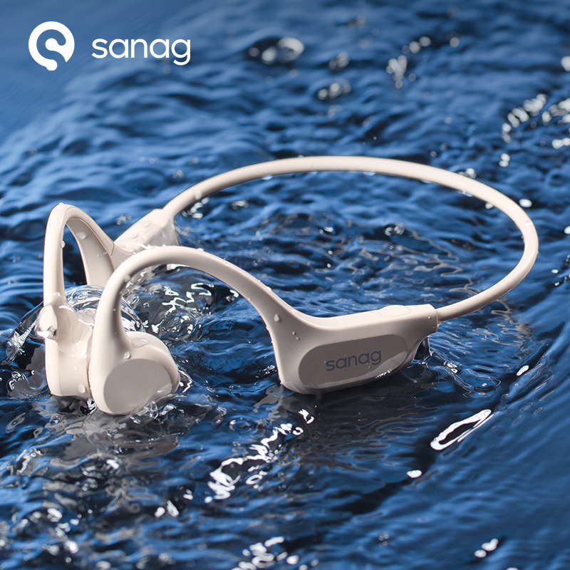 Sanag B60S IPX8 Headphone Blue - Bone Conduction Running Headphones ulasan dan harga