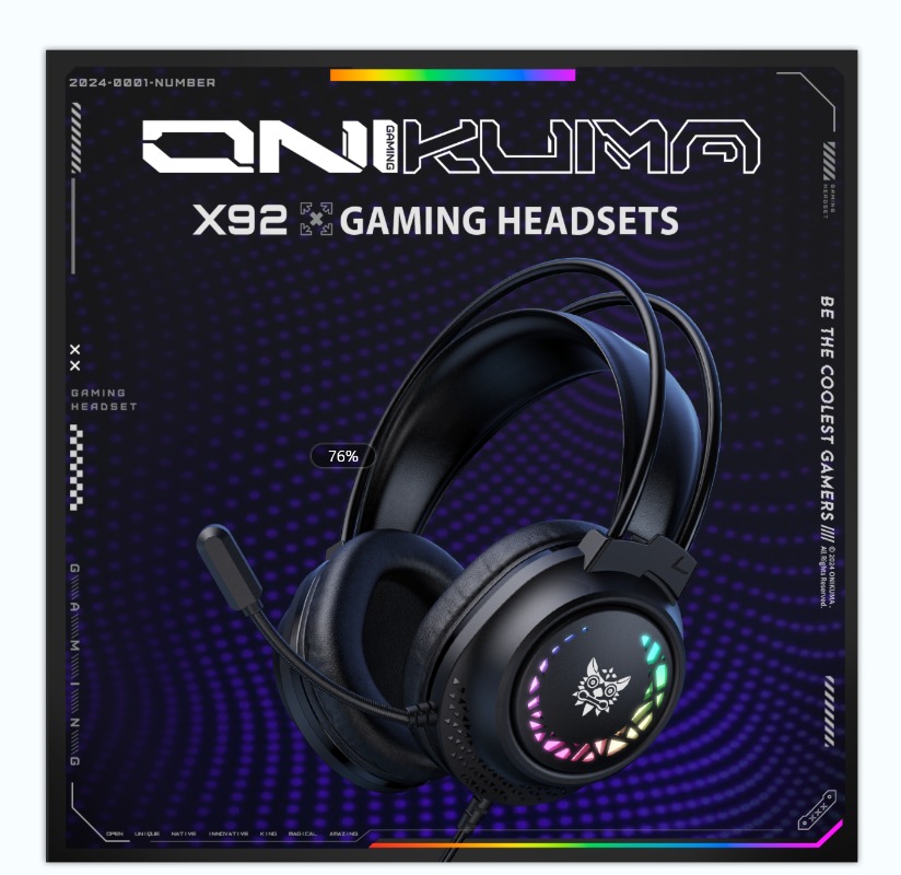 ONIKUMA X92 Headset Gaming Ber - Gaming Headset With Mic Rgb ulasan dan harga