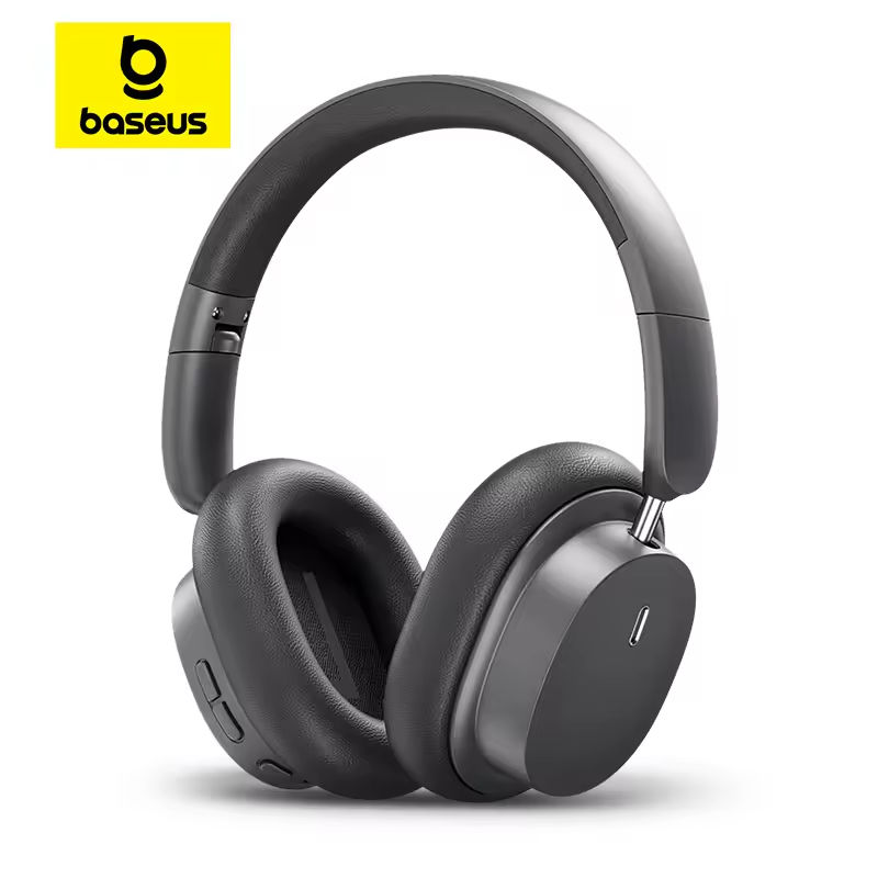 Headphone Nirkabel Baseus Bowi - Anc Wireless Over Ear Headphones ulasan dan harga