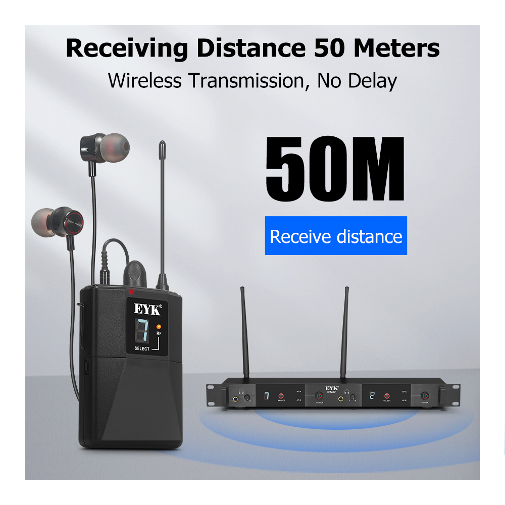EYK IEM82 UHF Sistem Monitor I - In Ear Monitors For Singers ulasan dan harga