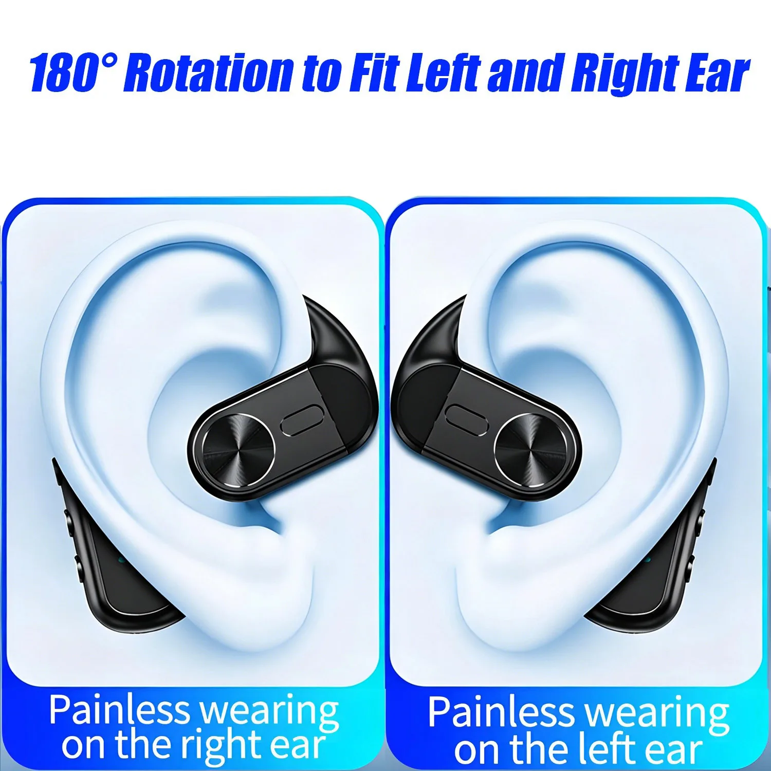 Headphone Bluetooth Nirkabel D - Bone Conduction Running Headphones ulasan dan harga