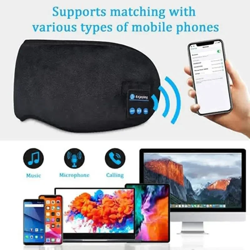Headband Tidur Bluetooth Nirka - Sleep Mask Headphones Bluetooth ulasan dan harga