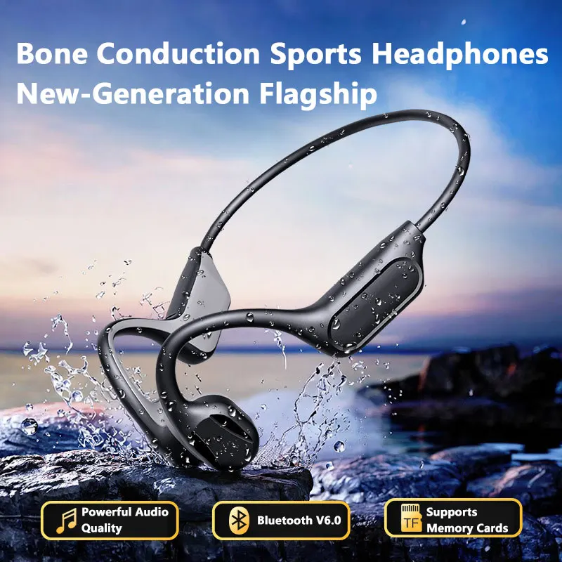 Earphone Bluetooth Konduksi Tu - Bone Conduction Running Headphones ulasan dan harga