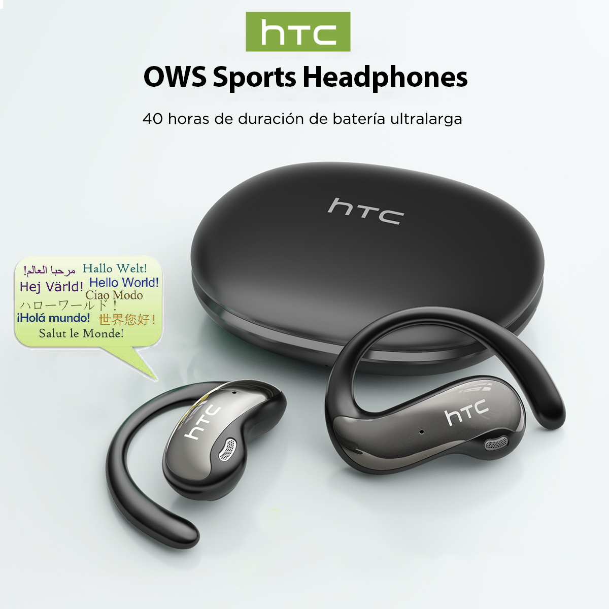 HTC NE19 Earphone Bluetooth AI - Sleep Mask Headphones Bluetooth ulasan dan harga