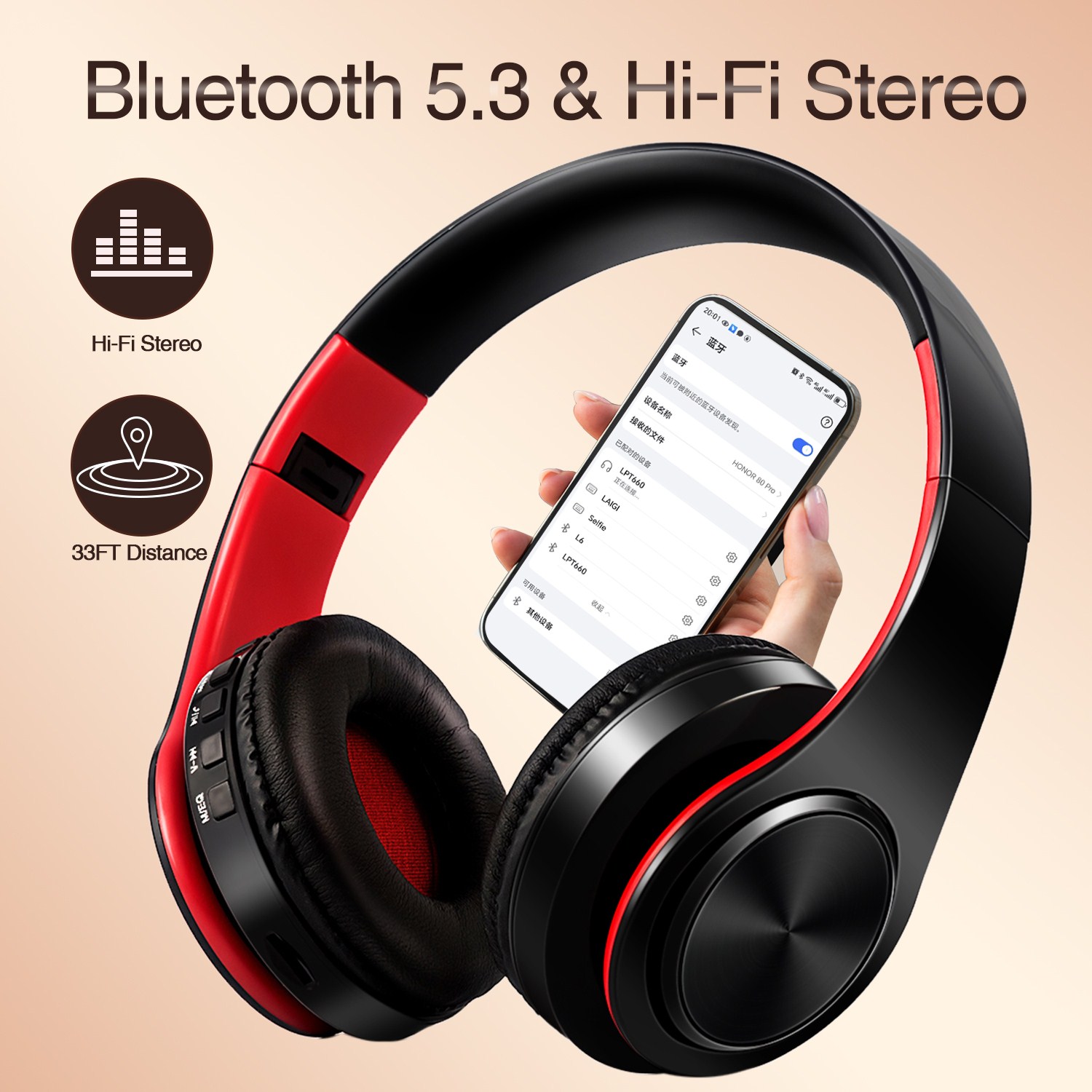 CATASSU Earphone Headphone Blu - Anc Wireless Over Ear Headphones ulasan dan harga