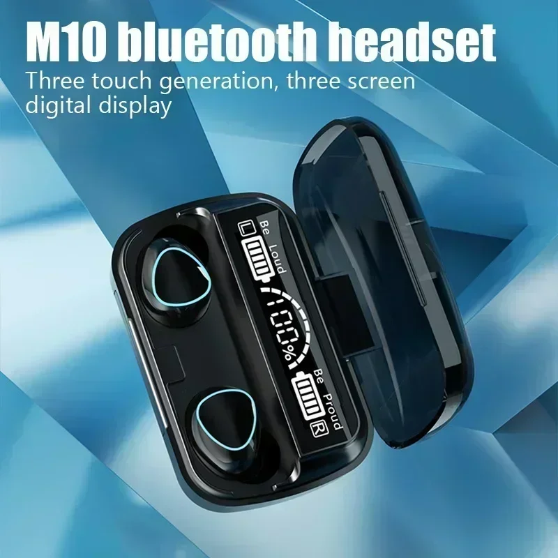 Headphone Bluetooth TWS dengan - Tws Earbuds Bluetooth 5.3 ulasan dan harga