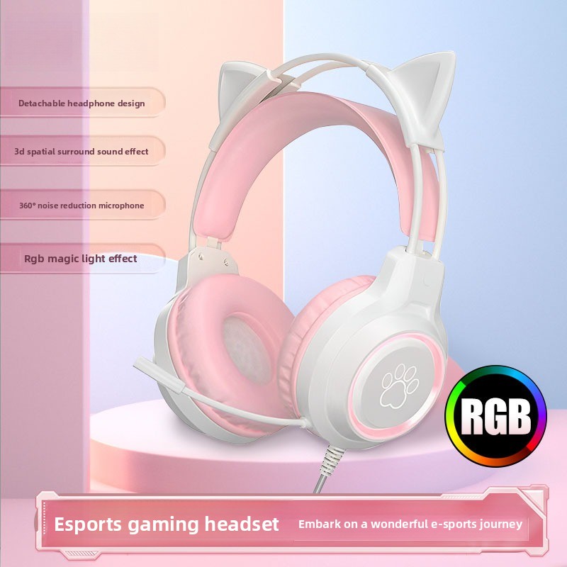 Earphone Gaming RGB dengan Mik - Gaming Headset With Mic Rgb ulasan dan harga