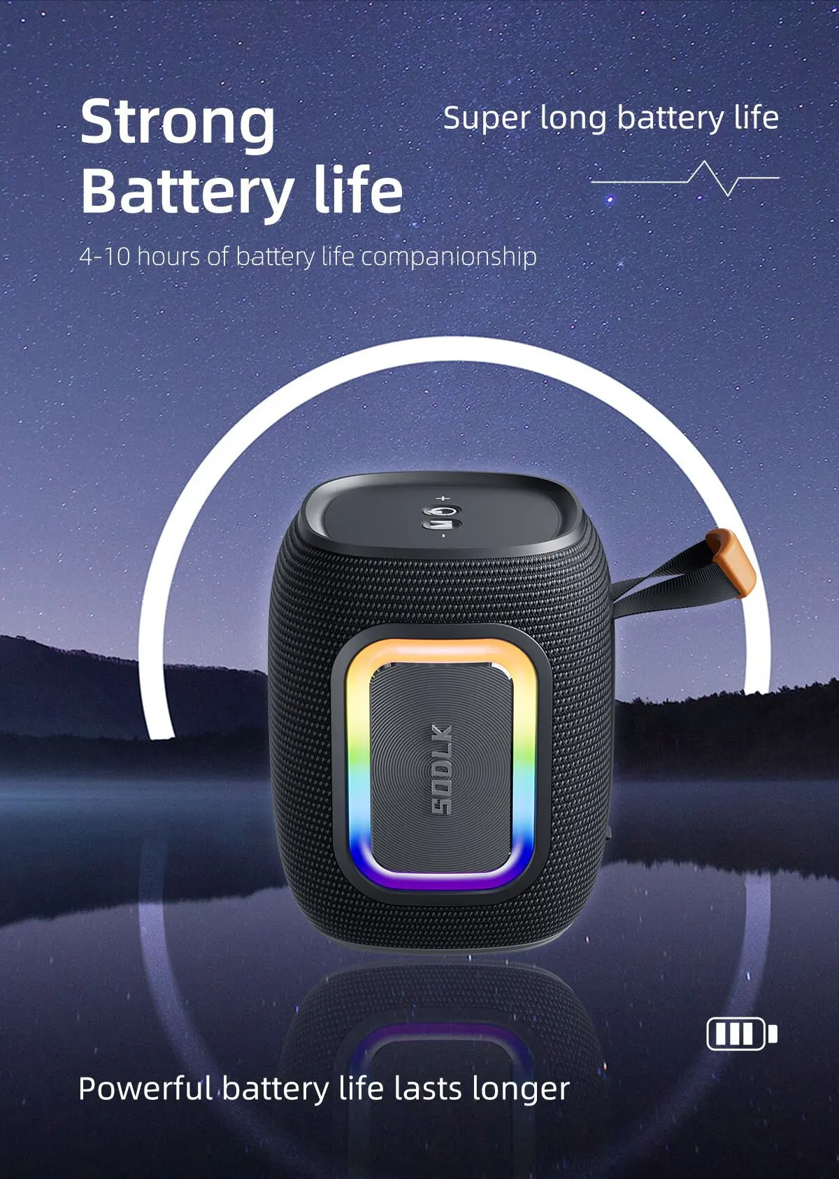 SODLK T26 Speaker Bluetooth Mi - Portable Bluetooth Speaker Waterproof Ipx7 ulasan dan harga